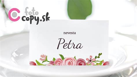 označenie dezertov na svadobnej hostine