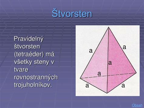 Pravidelný štvorsten