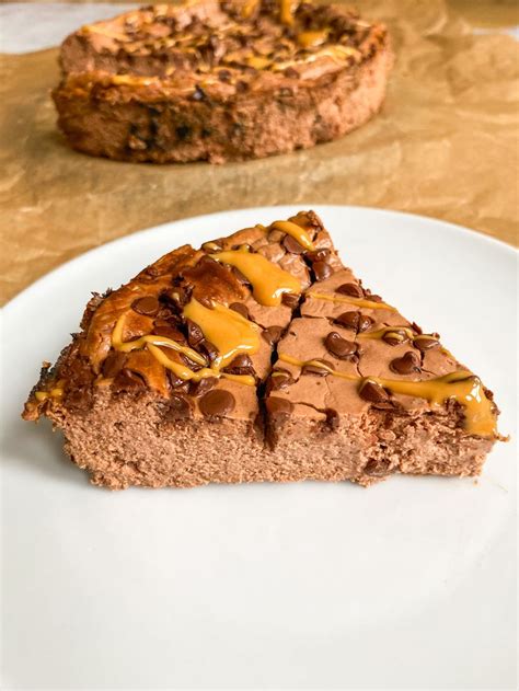 proteínový čokoládový cheesecake