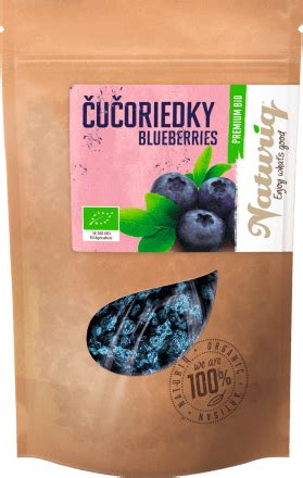 Sušené čučoriedky v sklenenej nádobe