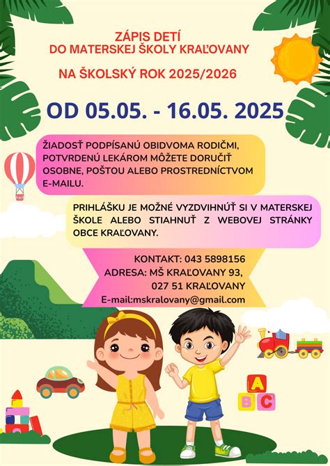 Zdravé olovranty pre deti do materskej školy