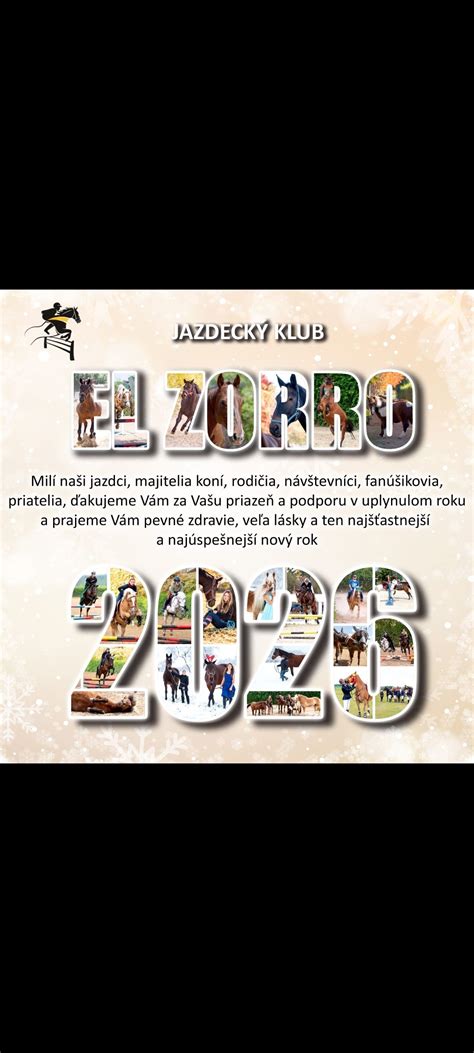 Jazdecký klub El Zorro - jazda na koni