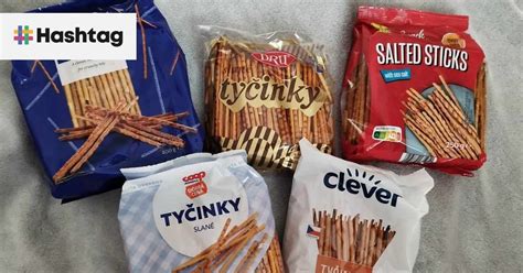 Rôzne druhy slaných tyčiniek