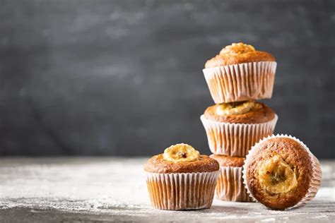 Hotové vegánske banánové muffiny