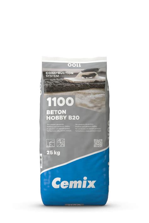 Obrázok vreca s Cemix 1100 Betón Hobby B20