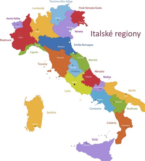 Mapa južného Talianska s vyznačenými regiónmi výroby Caciocavallo