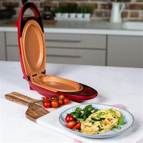 Rôzne typy jedál pripravovaných v panvici Red Copper 5 Minute Chef