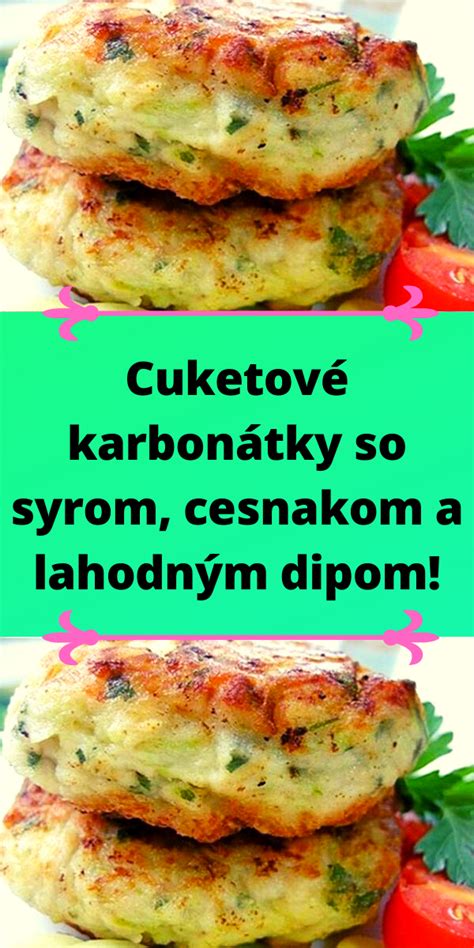 Pečené cuketové karbonátky s avokádovým dipom