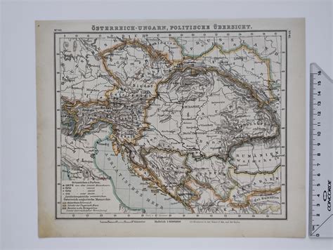 Mapa Rakúsko-Uhorska v roku 1915