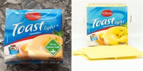 Obal syra Milbona Toast