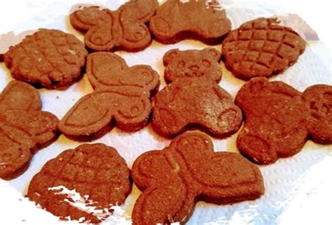 Kakaové pečiatkové sušienky