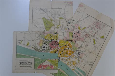 Historická mapa Bratislavy (Prešporku)