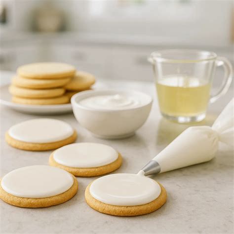 Ingrediencie na Royal Icing