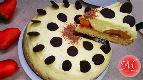 Ovocná torta s pudingovou plnkou