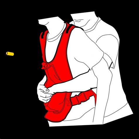 Ilustrácia správneho prevedenia Heimlichovho manévru