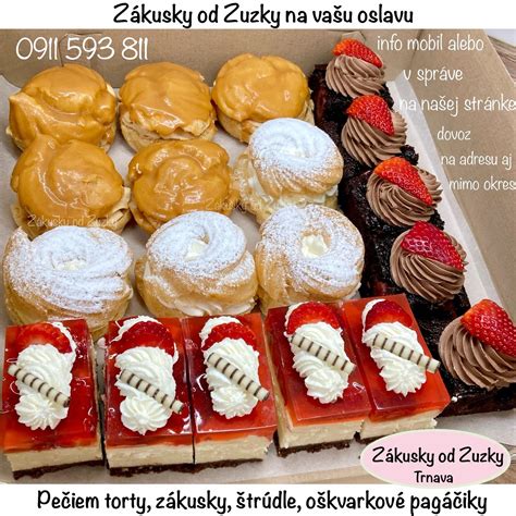 Ukážka ponuky zákuskov