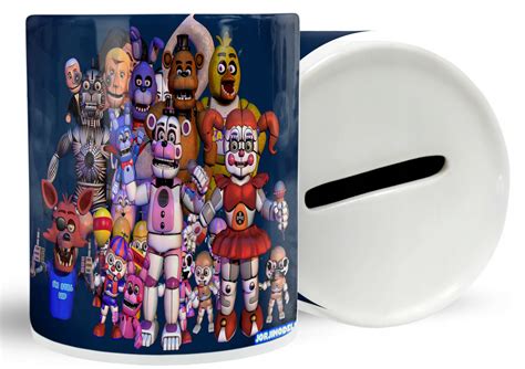 Koláž postáv z hry Five Nights at Freddy's