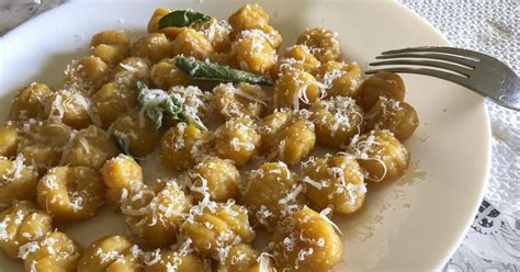 Tekvicové gnocchi s parmezánom