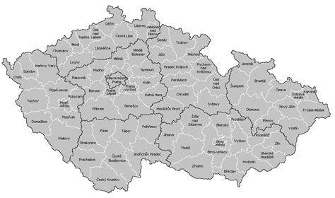 Mapa okresu Púchov s vyznačenými poľnohospodárskymi oblasťami