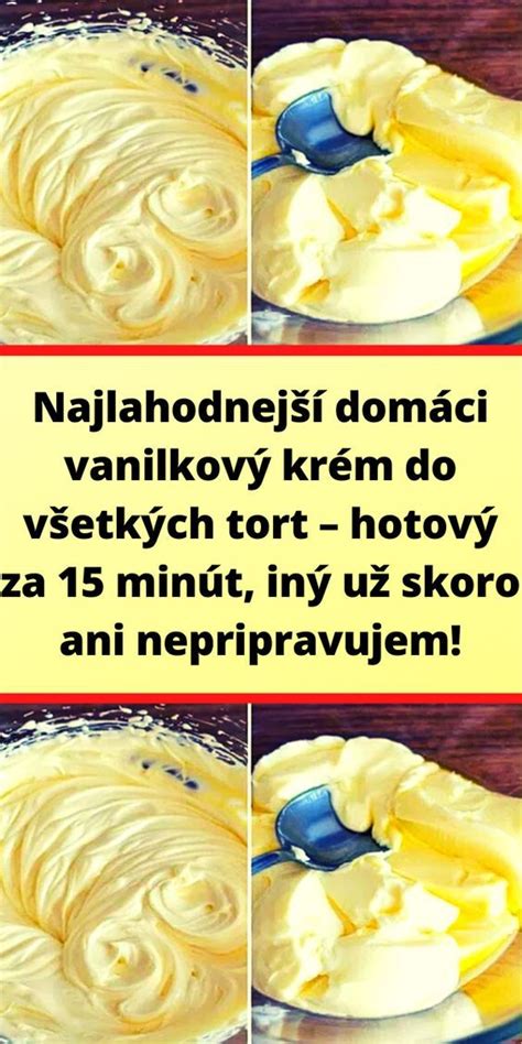 Pripravený krém v miske
