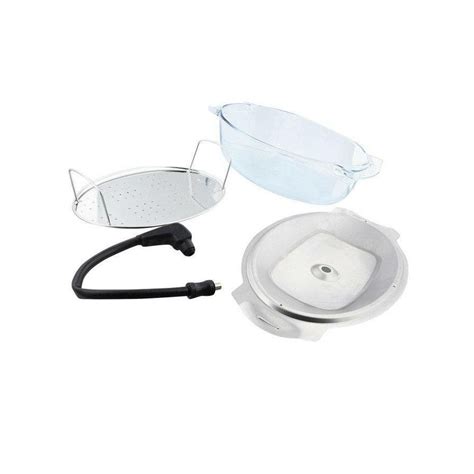 Sada Electrolux S.STEAMKIT: sklenená misa, hadička na paru, oceľový rošt