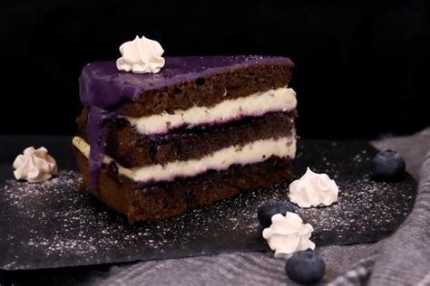 Kakaovo-čučoriedková torta