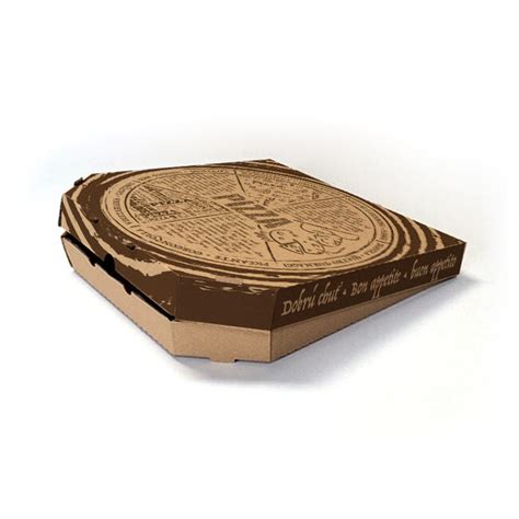 Ukážka kvalitných krabíc na pizzu z vlnitej lepenky