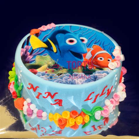 Detská torta s obrázkom rybičky