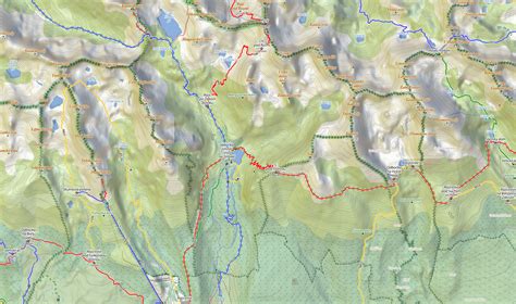 Mapa Nízkych Tatier s vyznačenou obcou Bystrá a okolím