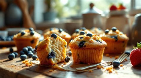 rozložené ingrediencie na muffiny