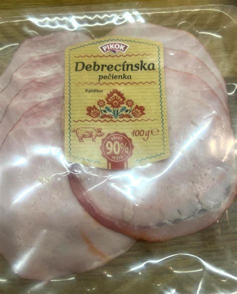 Hotová debrecínska pečienka v reze