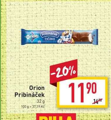Balenie čokoládovej tyčinky Orion Praskajúca Plnka 32g