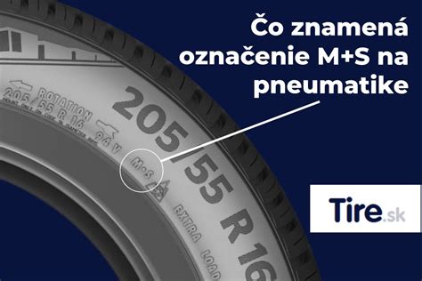 Ilustrácia pneumatiky s označením 