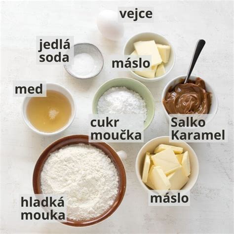Suroviny na medovníkové korenie