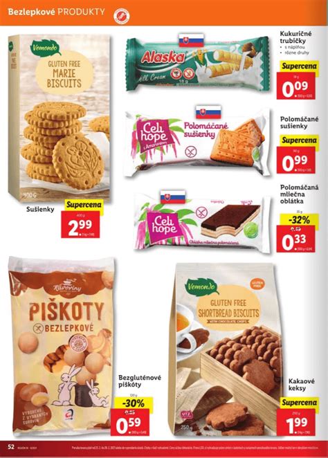 Bezlepkové produkty Lidl