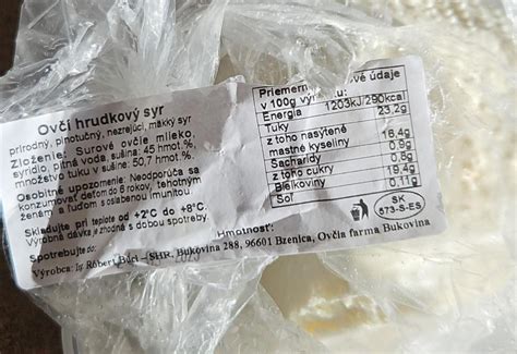 Ovčí syr a jeho nutričné hodnoty (infografika)