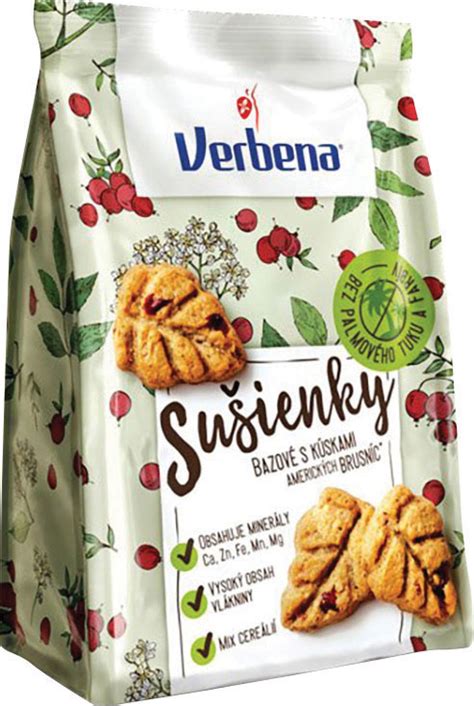 Bazové sušienky s brusnicami