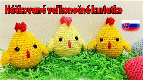 Háčkované veľkonočné dekorácie: kuriatka a vajíčka v košíku