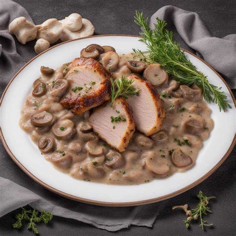 Morčacie rezne so šampiňónovou omáčkou