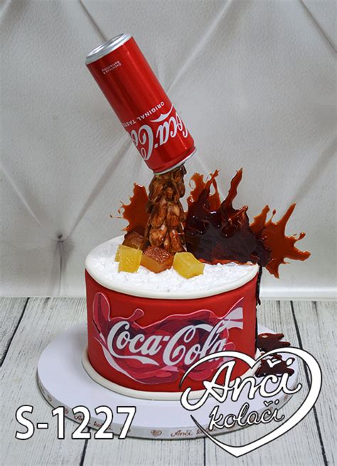 alternatívna torta fľaša Coca-Cola