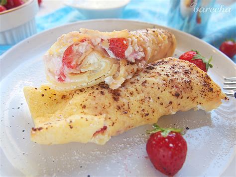 Bezlepkové palacinky s jahodovou nátierkou