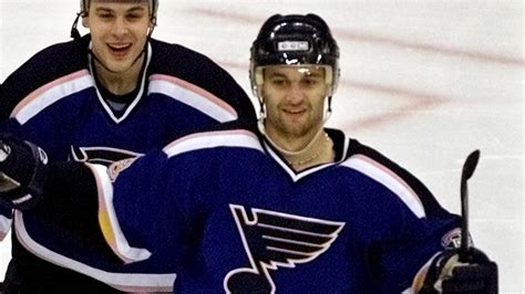 Pavol Demitra v drese St. Louis Blues