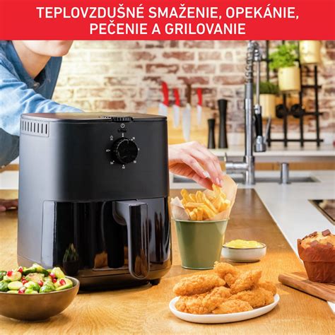 Teplovzdušná fritéza pri príprave jedla