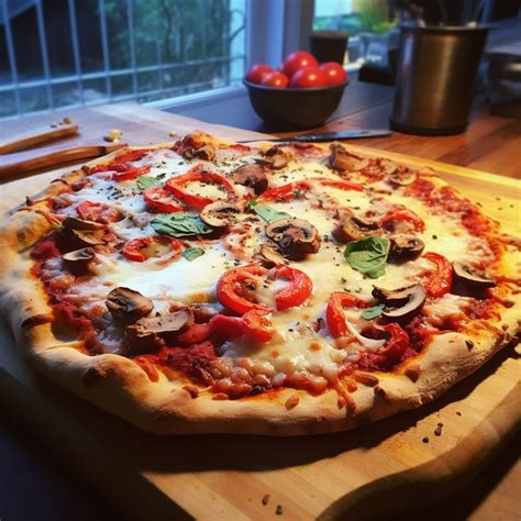 Rôzne čerstvé prísady na pizzu