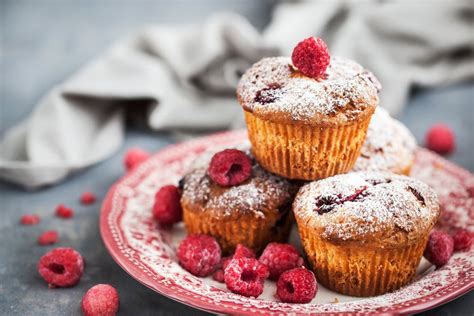 Zložky na malinové muffiny