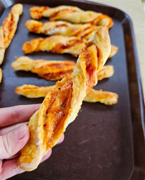 Pizza tyčinky a slané tyčinky