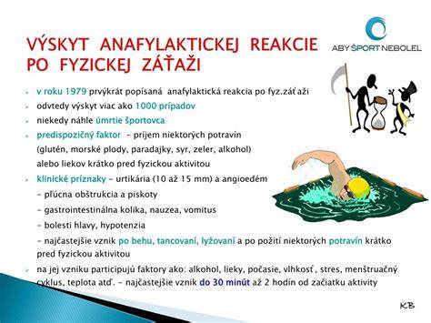 Príznaky anafylaktickej reakcie