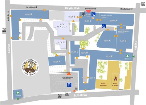 Mapa Lučenca a Haliča s vyznačenými reštauráciami s donáškou