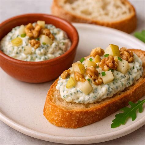 Tofu nátierka s vlašskými orechmi a zeleninou