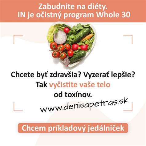 Príklad zdravého týždenného jedálnička